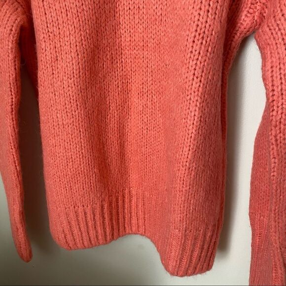 Sanctuary Sweater Coral Crewneck New Year New You Knit Casual Pink Telluride - Picture 3 of 9